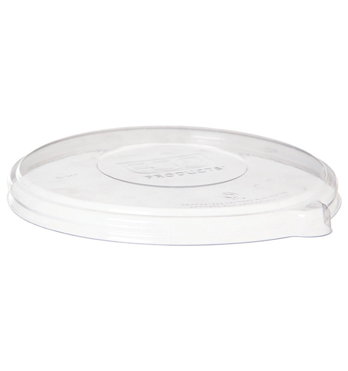 Tapa Compostable PLA Transparente Bol 355 y 470ml (50 Uds)