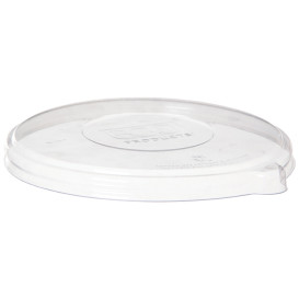 Tapa Compostable PLA Transparente Bol 355 y 470ml (400 Uds)