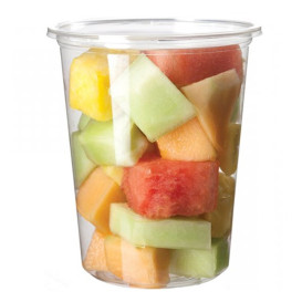 Tarrina Compostable PLA Transparente 940ml (50 Uds)