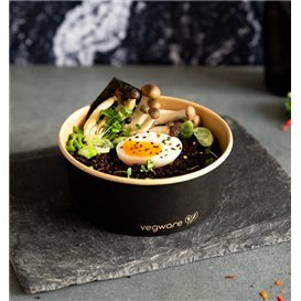 Envase MenuBox Cartón Kraft 20x20x8,5cm (110 Uds)