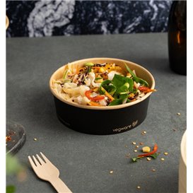 Envase Hamburguesa Cartón Kraft 14x13,5x6,5cm (300 Uds)