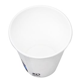 Vaso Cartón 6 Oz/180ml Blanco Ø7,0cm (100 Uds)