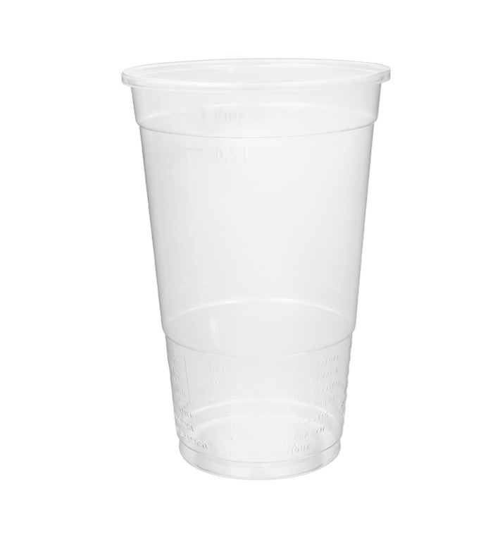 Vaso de Plastico PP Transparente 400ml Ø9,4cm (50 Uds) Vaso de Plastico PP Transparente 400ml Ø9,4cm (50 Uds)
