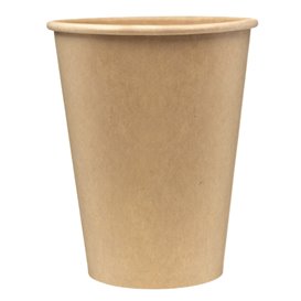Vaso Cartón 12Oz/360ml Marrón Ø8,0cm (100 Uds)