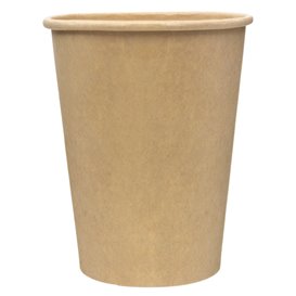Vaso Cartón 8Oz/240ml Marrón Ø8,0cm (1.000 Uds)