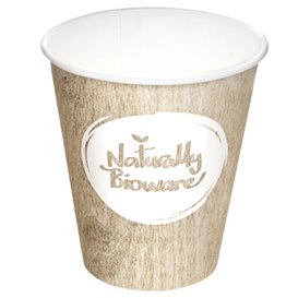 Vaso Carton Eco. BioWare PLA 9 Oz/270ml Ø8,0cm (50 Uds)