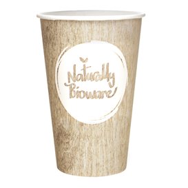 Vaso Carton BioWare PLA 12 Oz/384ml Ø8,0cm (55 Uds)