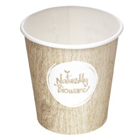 Vaso de Carton Eco. BioWare PLA 4Oz/120ml Ø6,2cm (80 Uds)
