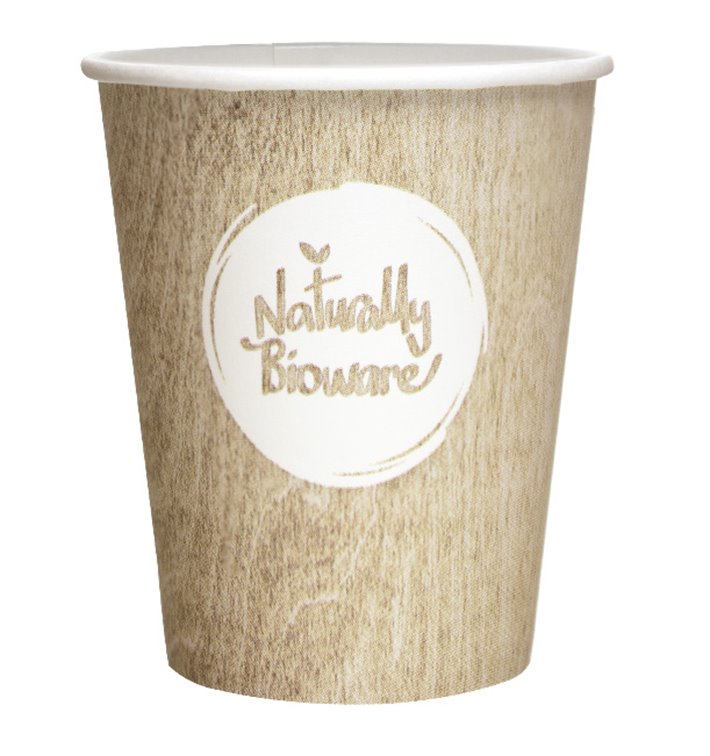Vaso Carton Vending BioWare PLA 6Oz/192ml Ø7,0cm (100 Uds)