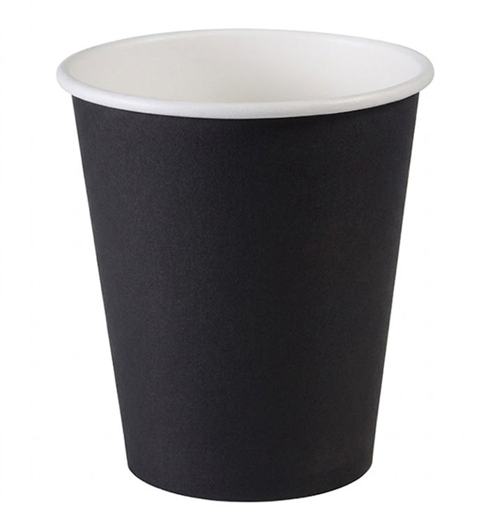 Vaso Cartón Plastic Free 9 Oz/250ml "Colores" Amarillo Ø8,0cm (300 Uds)