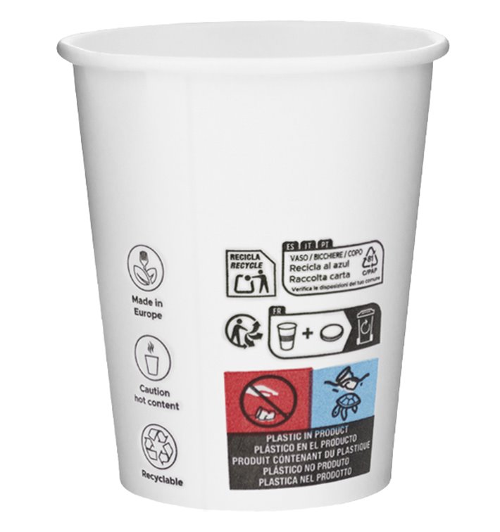 Vaso de cartón desechable