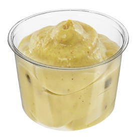 Tarrina PLA Transparente para Salsas 120ml Ø7,0cm (100 Uds)