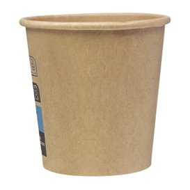Vaso Cartón 4Oz/120ml Marrón Ø6,2cm (100 Uds)
