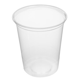 Tarrina Compostable PLA Transparente 940ml (50 Uds)
