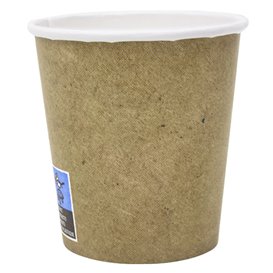 Vaso Cartón 4Oz/120ml Kraft Ø6,2cm (2000 Uds)