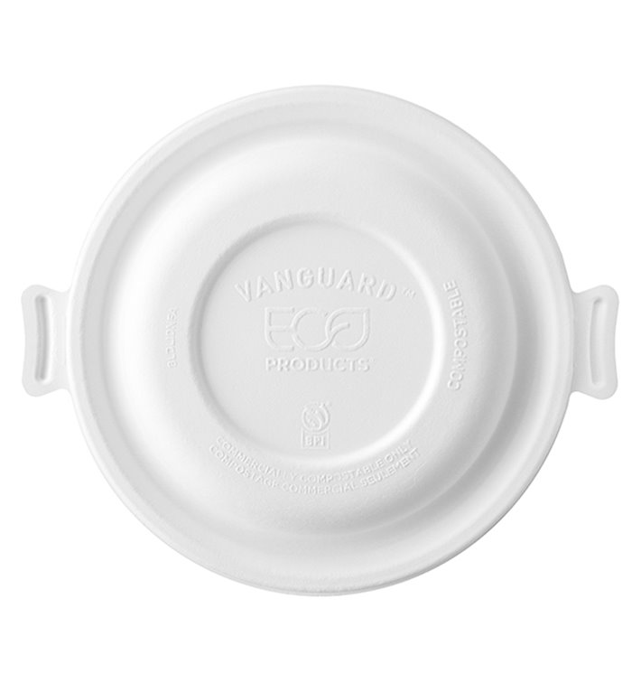 Tapa de Fibra Moldeada con Pestañas para envase 710 y 1.360ml (50 Uds)