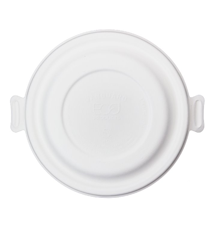 Tapa de Fibra Moldeada con Pestañas para envase 470ml (50 Uds)