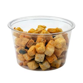 Tarrina PLA Transparente para Salsas 120ml Ø7,0cm (2.000 Uds)