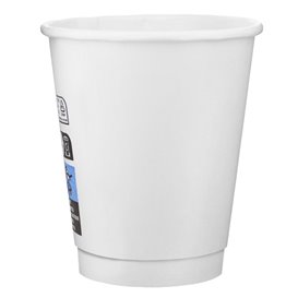 Vaso de Cartón 24Oz/710ml Blanco Ø9,0cm (1.000 Uds)