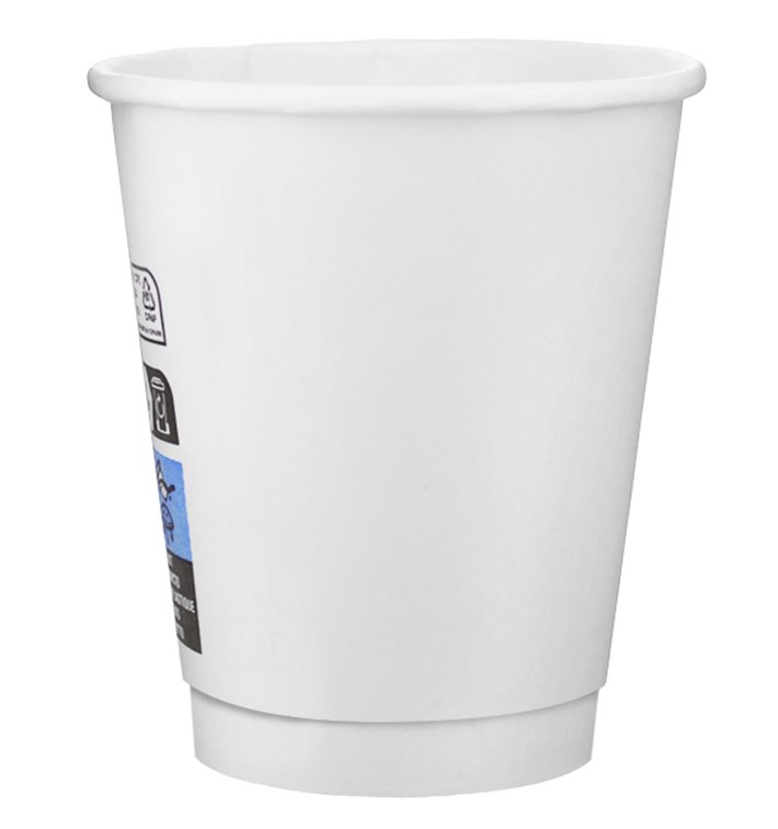 Vaso de Cartón 24Oz/710ml Blanco Ø9,0cm (1.000 Uds)