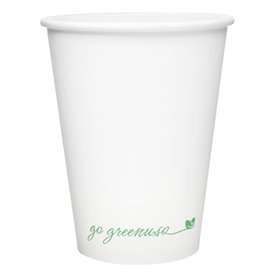 Vaso de Cartón Blanco 12Oz/360ml Ø9cm (50 Uds)