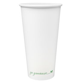 Vaso de Cartón Blanco 20Oz/600ml Ø9cm (1.000 Uds)