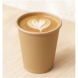 Vaso Cartón Kraft-Kraft 7Oz/210ml Ø7cm (50 Uds)