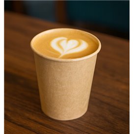 Vaso Cartón Kraft-Kraft 4Oz/120ml Ø6,2cm (50 Uds)