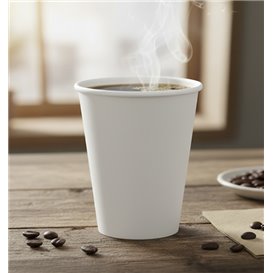 Vaso Cartón Blanco 9Oz/280ml Ø8,0cm (50 Uds)