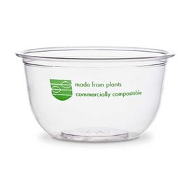 Tarrina Compostable PLA Transparente 235ml (500 Uds)