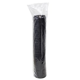 Tapa Travel con Agujero PS para Vaso Cartón Negra Ø8,0cm (100 Uds)