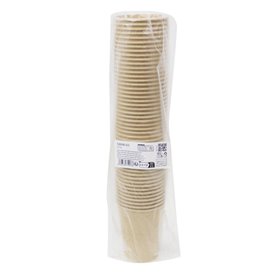 Vaso Cartón Kraft-Kraft 9Oz/280ml  (1.000 Uds)