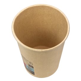 Vaso Cartón Kraft-Kraft 9Oz/280ml  (1.000 Uds)