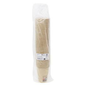 Vaso Cartón Kraft-Kraft 12Oz/360ml Ø9,0cm (1.000 Uds)
