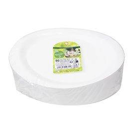 Plato Duro Reutilizable PP Llano Blanco "Cocktail" 18,5 cm (50 Uds)
