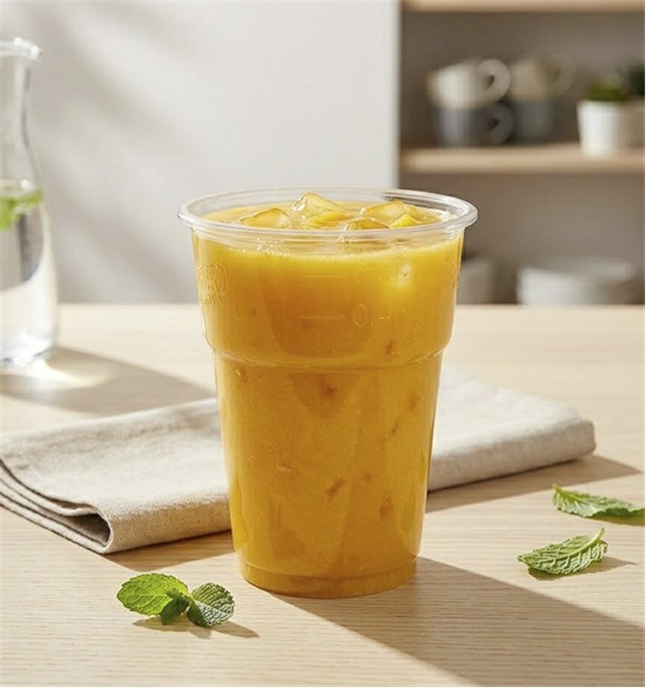 Vaso Compostable PLA "NaturGo" Transparente 570ml (50 Uds)