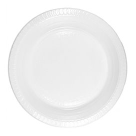 Plato Hondo Reutilizable Económico PS Blanco Ø22cm (100 Uds)